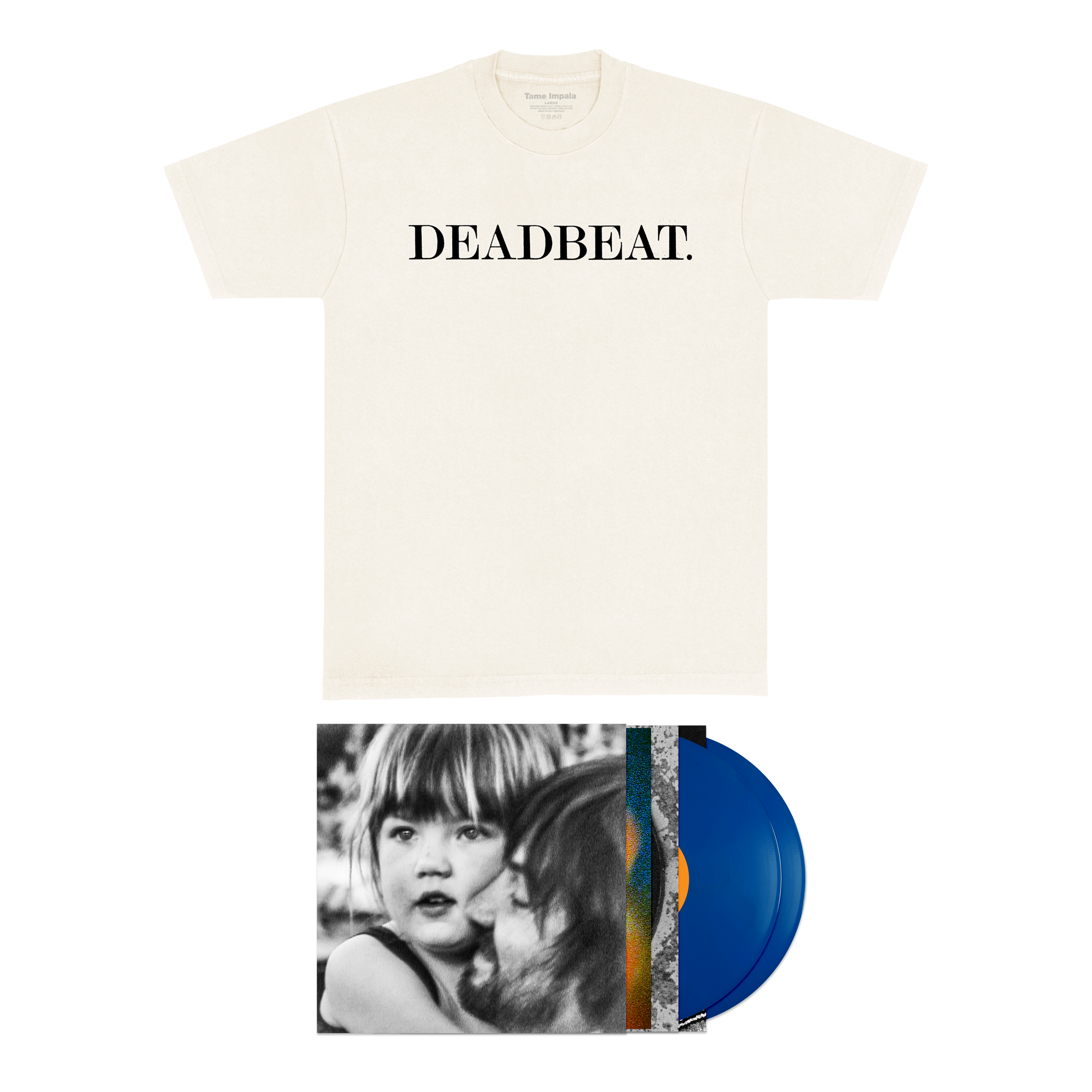 Double vinyle « Deadbeat » Opaque Bluejay - Exclusivité D2C + T-shirt 