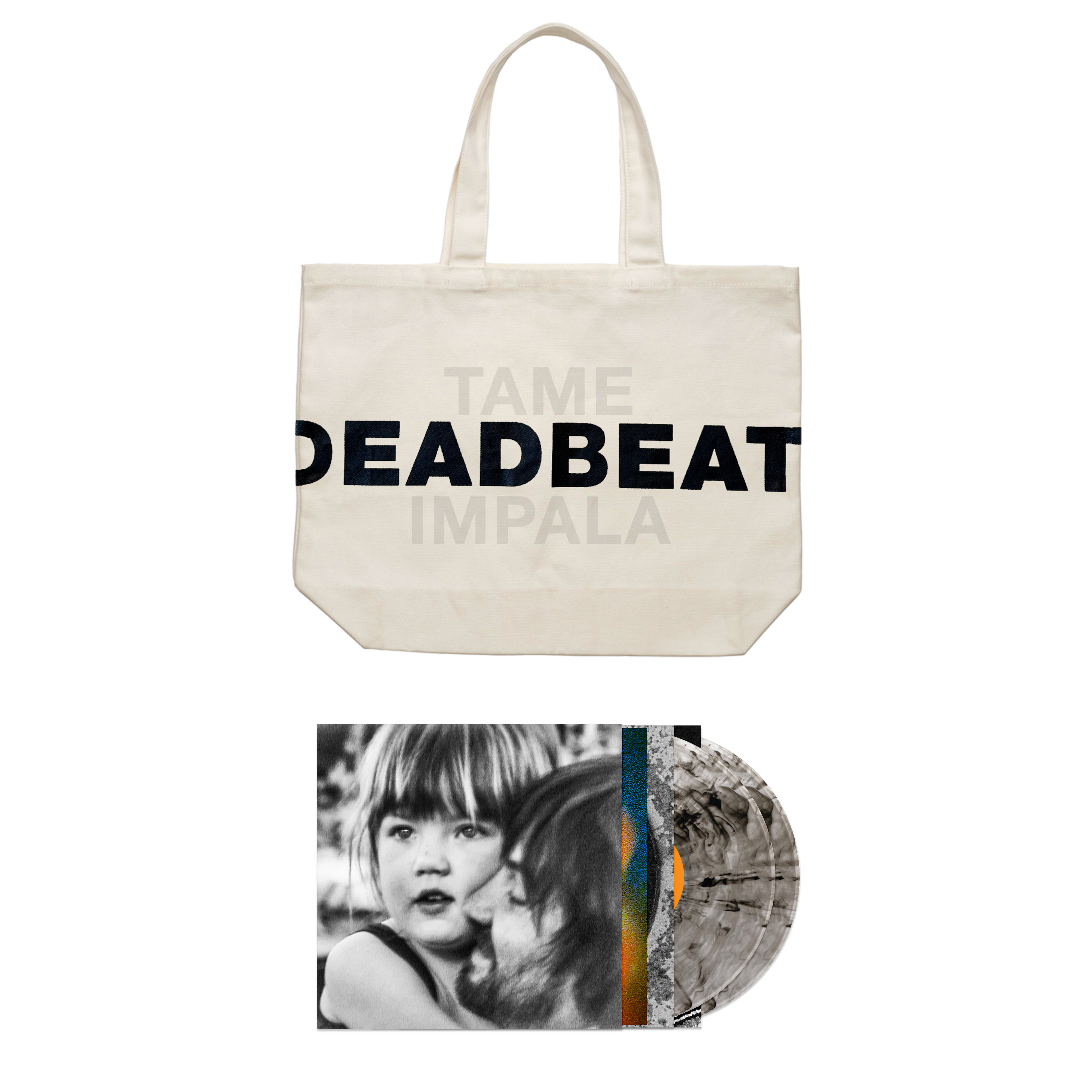 Double vinyle « Deadbeat » Clear Black Smoke - Exclusivité D2C + Totebag